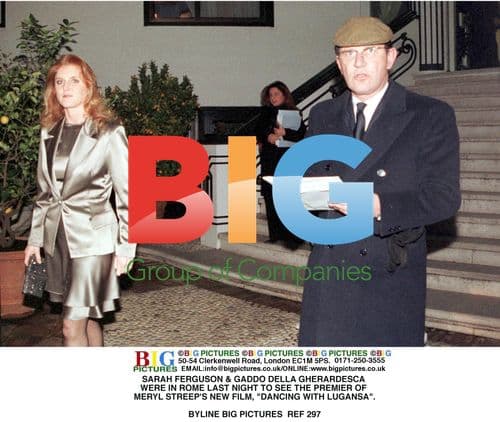 Sarah Ferguson & Gaddo Della Gherardesca at Film Premiere