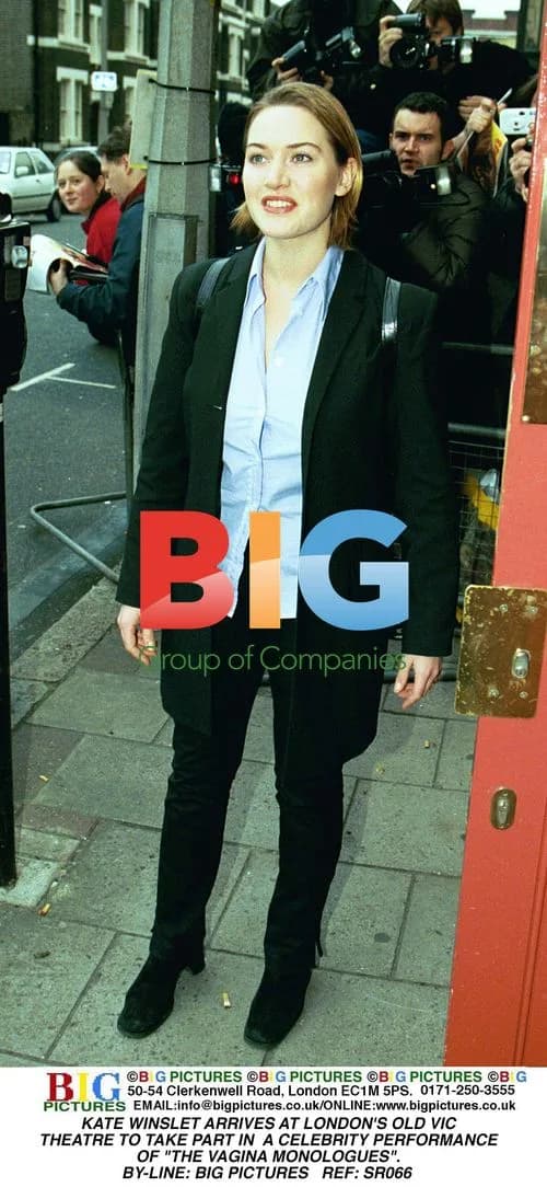 Kate Winslet arrives at The Old Vic for charity show
