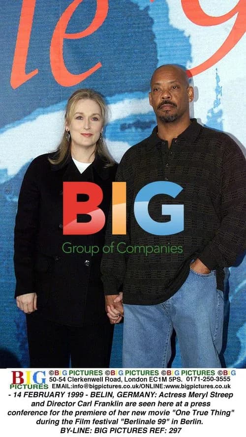 Meryl Streep and Carl Franklin at Berlinale 99