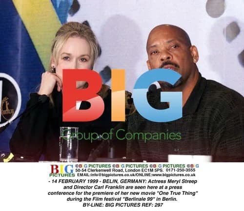 Meryl Streep and Carl Franklin at Berlinale 99