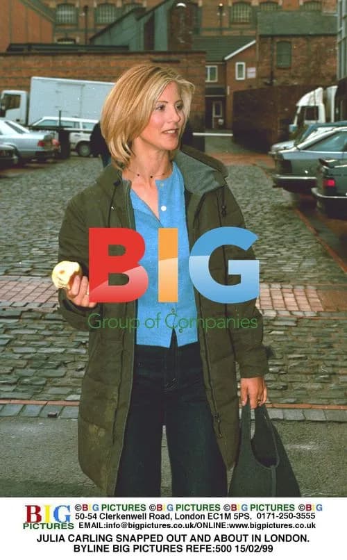 Julia Carling out and about in London