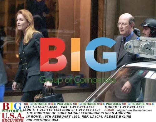 Sarah Ferguson Arrives in Rome