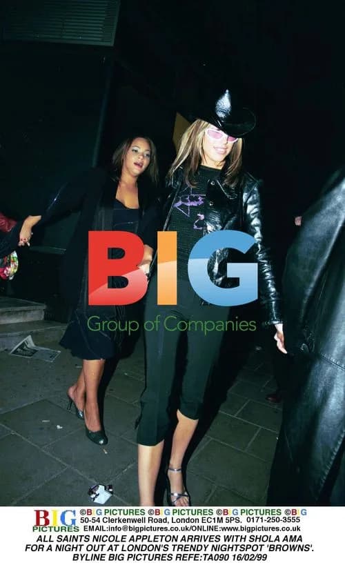 ALL SAINTS Nicole Appleton and Shola Ama Night Out