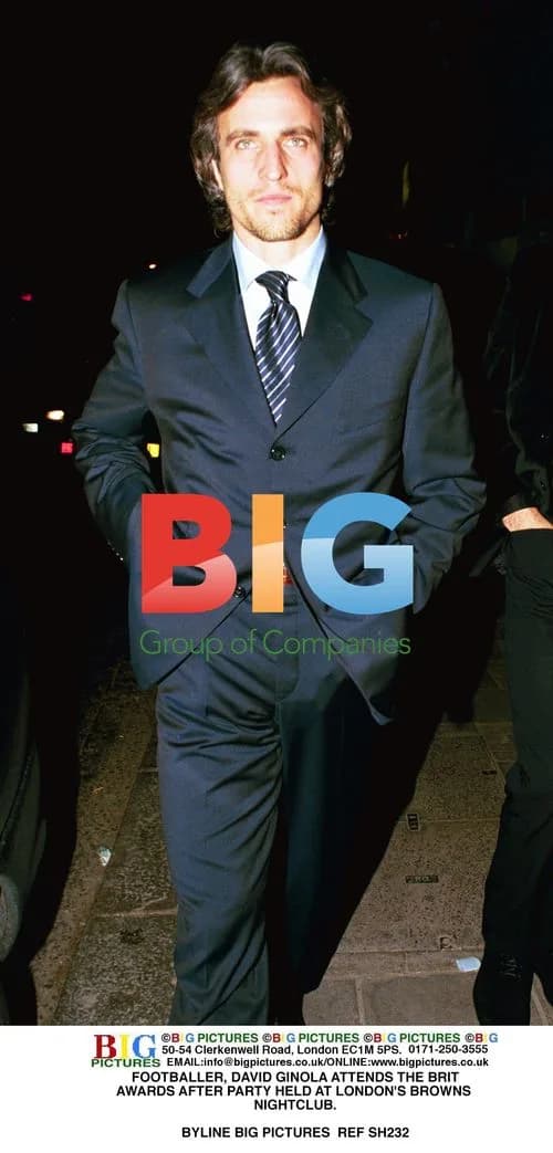 David Ginola at Brit Awards After Party