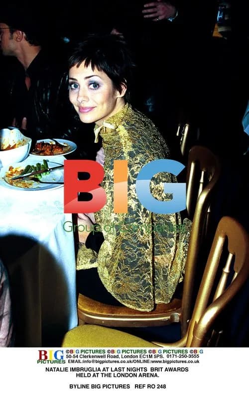 Natalie Imbruglia at the 1999 BRIT Awards