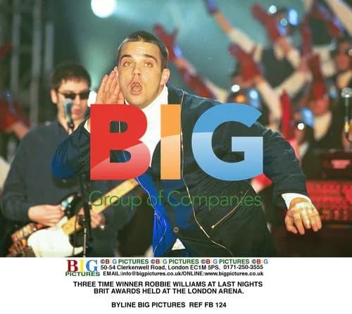 Robbie Williams at BRIT Awards 1999