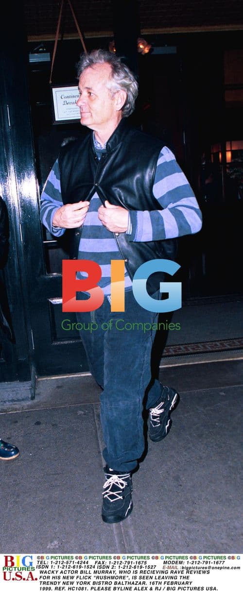 Bill Murray leaves Balthazar restaurant