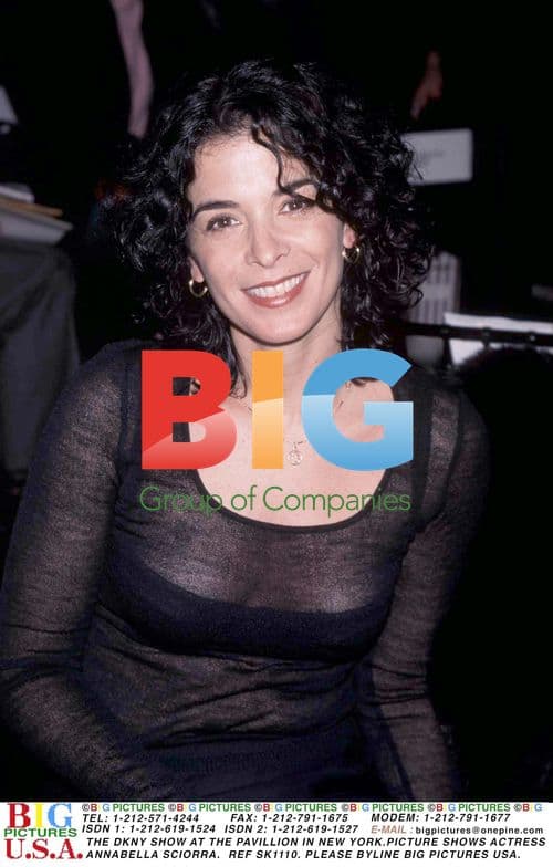 DKNY Show in New York with Annabella Sciorra