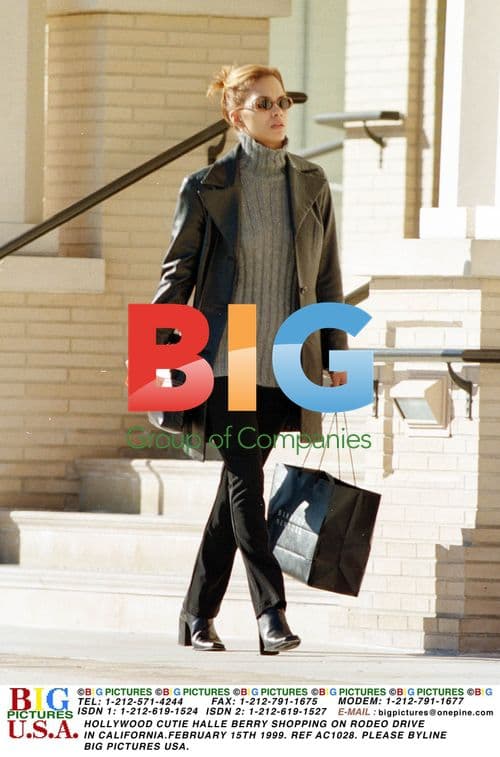 Halle Berry Shopping on Rodeo Drive