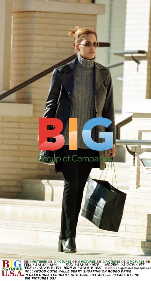 Halle Berry Shopping on Rodeo Drive