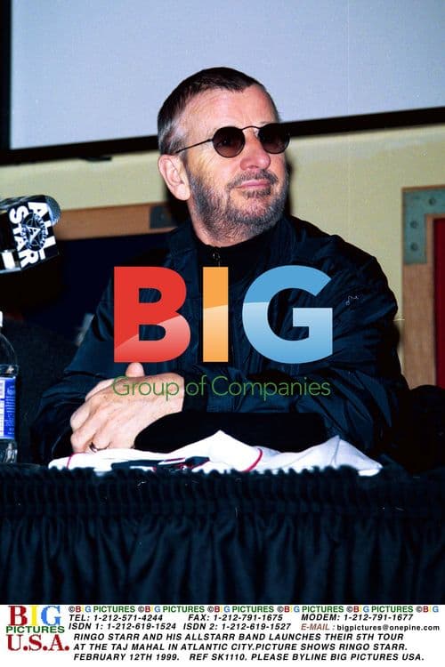 Ringo Starr Launches Tour at Taj Mahal