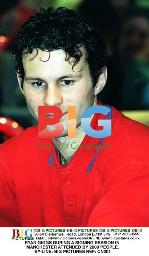 Ryan Giggs at Signing Session in Manchester
