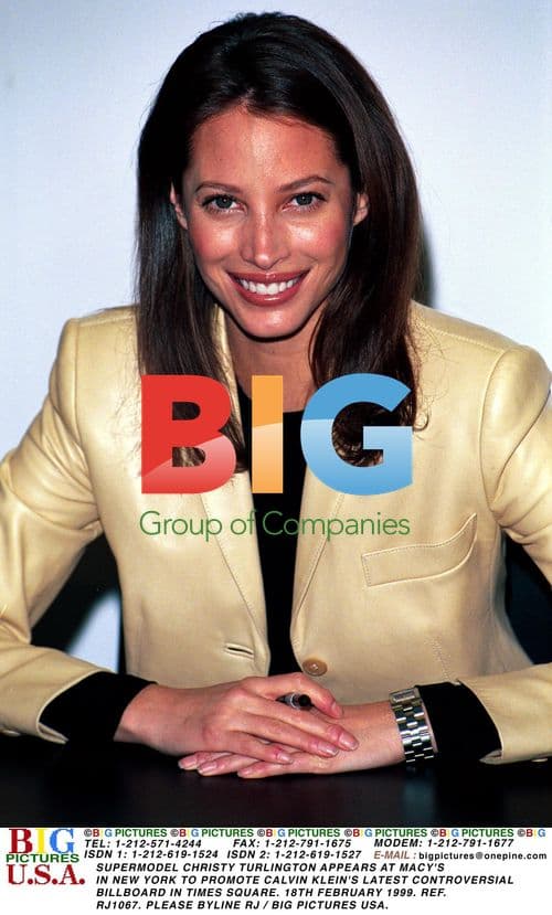 Christy Turlington at Macy's Calvin Klein event