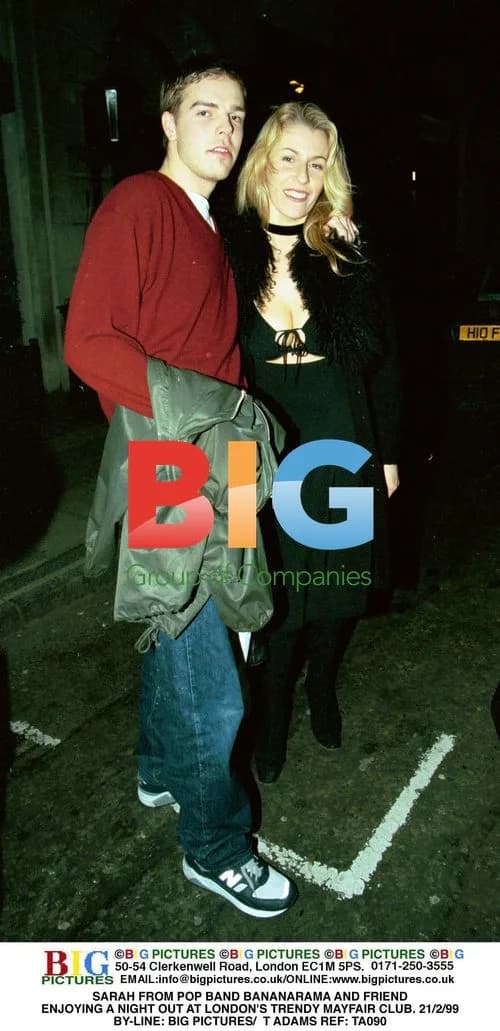 Sarah from Bananarama at Mayfair Club