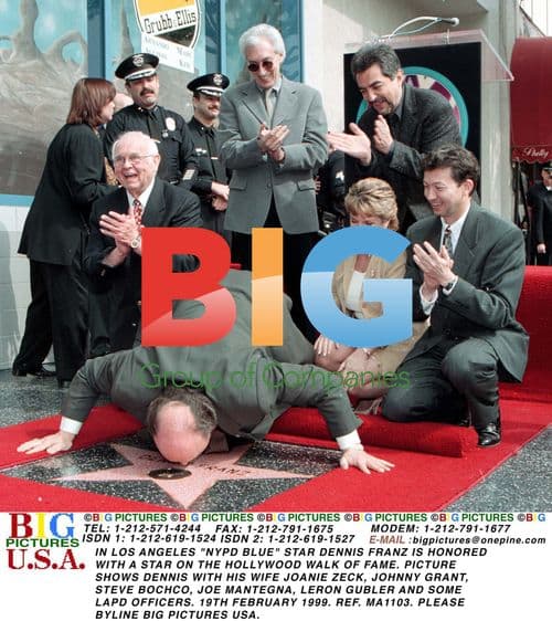 Dennis Franz Honored on Hollywood Walk of Fame