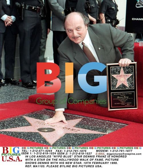 Dennis Franz Honored on Hollywood Walk of Fame
