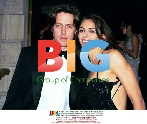 Hugh Grant and Elizabeth Hurley at Vogue Party