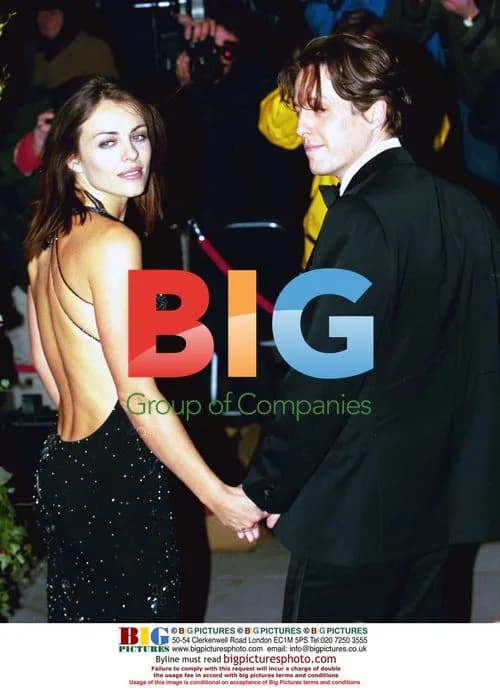 Hugh Grant and Elizabeth Hurley at Vogue Party
