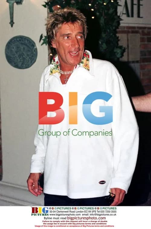 Rod Stewart Dines with Six Blondes