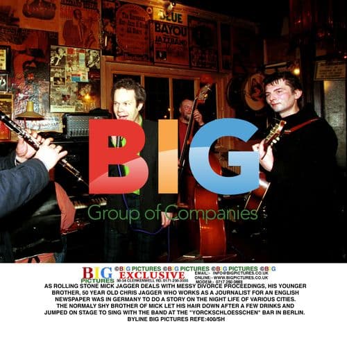 Mick Jagger's Brother Chris Sings at Berlin Bar