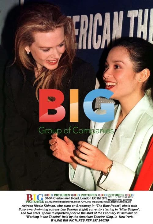 Nicole Kidman and Lea Salonga at Theatre Wing Seminar