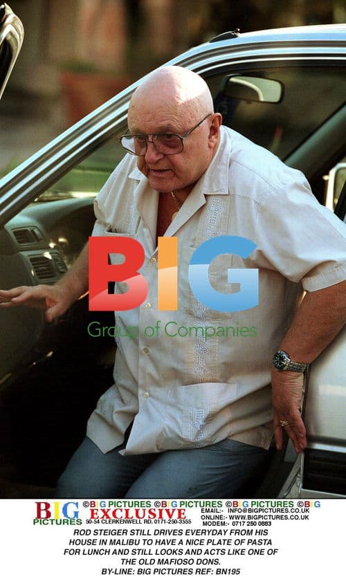 Rod Steiger Lunches in Malibu