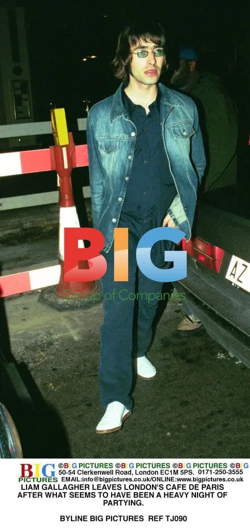 Liam Gallagher leaves London's Cafe de Paris