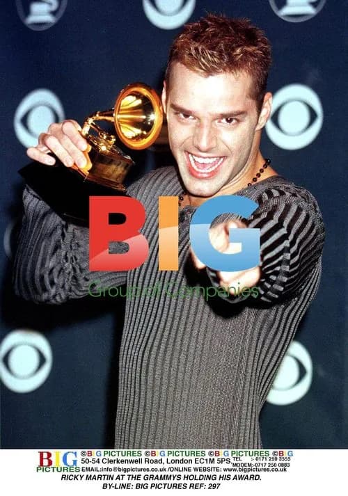 Ricky Martin at the Grammys