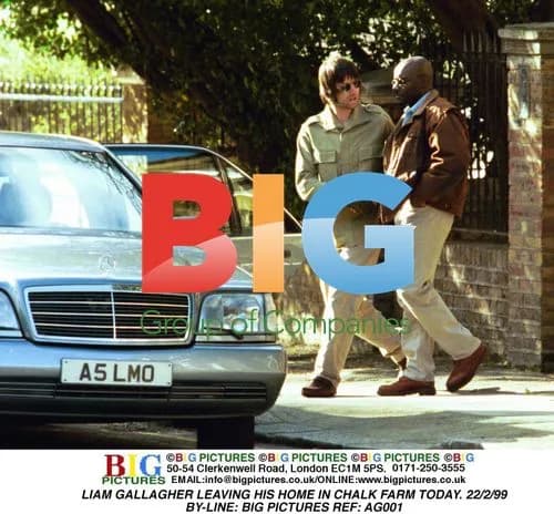 Liam Gallagher Leaving Home in Chalk Farm