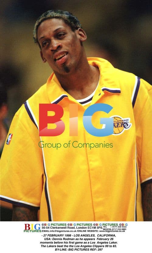 Dennis Rodman's Lakers debut