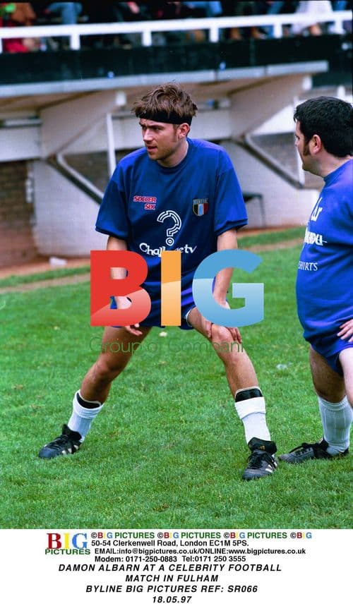 Damon Albarn at Celebrity Football Match