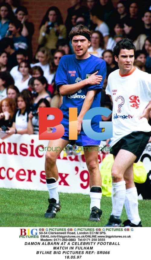 Damon Albarn at Celebrity Football Match