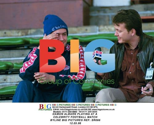 Damon Albarn at Celebrity Football Match