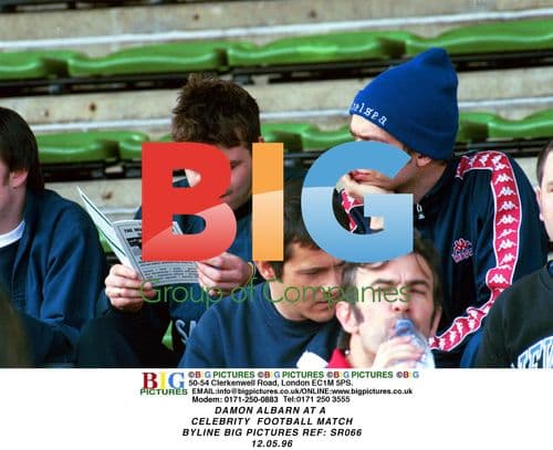 Damon Albarn at celebrity football match