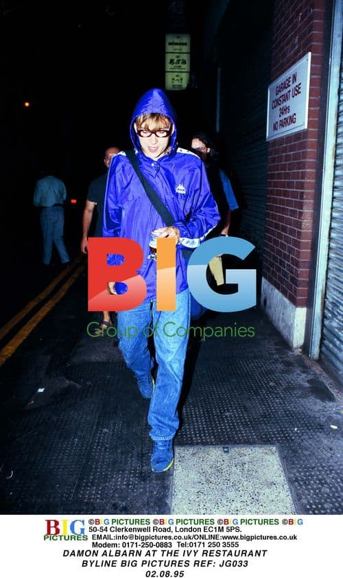 DAMON ALBARN at The Ivy Restaurant