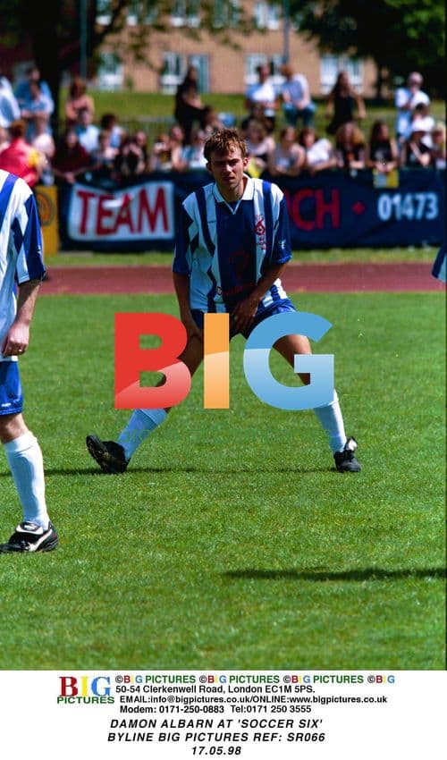 DAMON ALBARN AT 'SOCCER SIX'