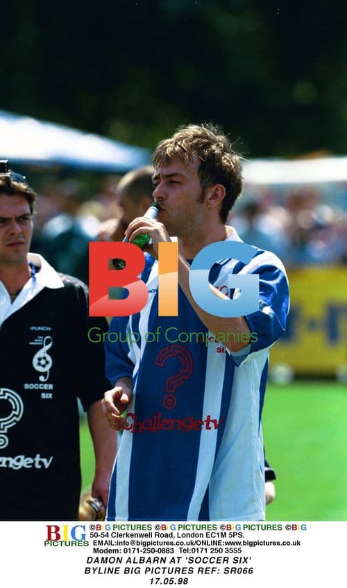 Damon Albarn at Soccer Six event