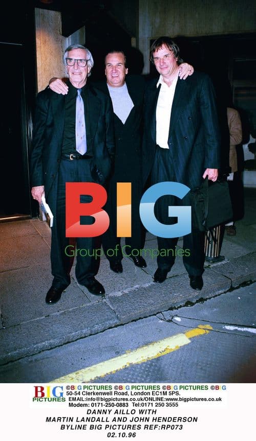 Danny Aillo with Martin Landall and John Henderson