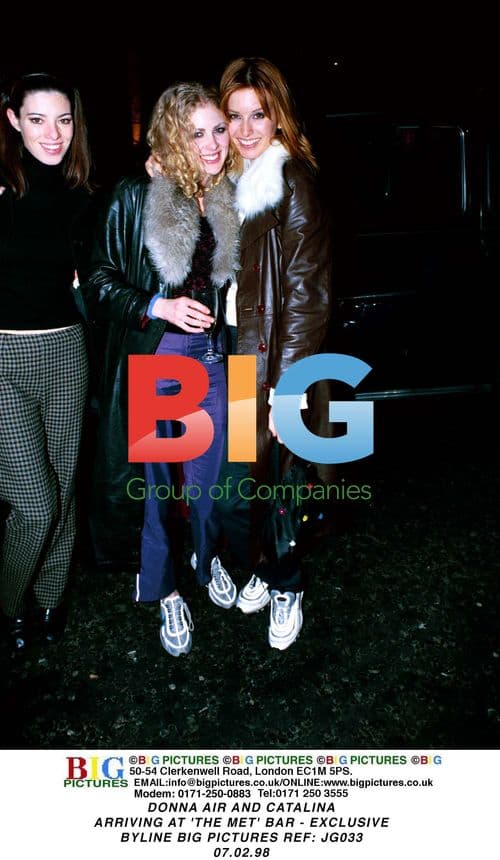 DONNA AIR AND CATALINA AT 'THE MET' BAR