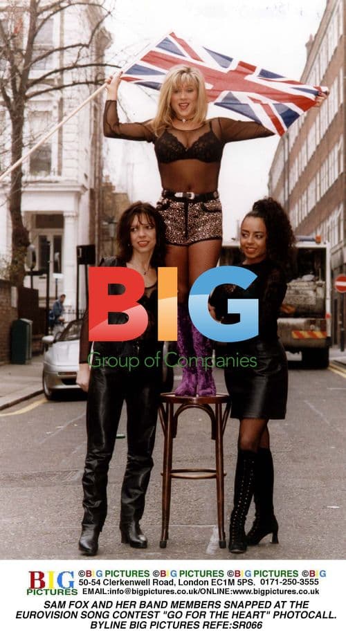 Sam Fox & Band at Eurovision Photocall