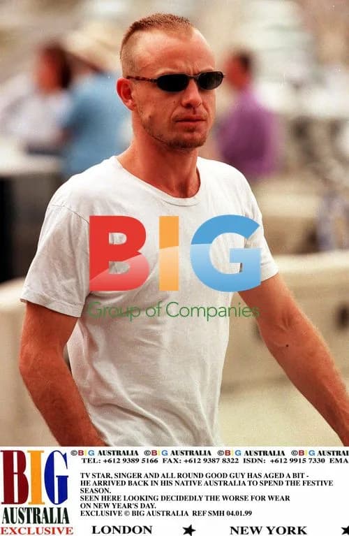 Jason Donovan's New Hairdo in Bondi