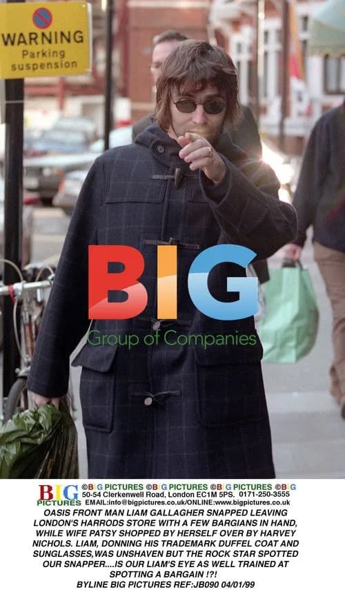 Liam Gallagher Spotted Leaving Harrods