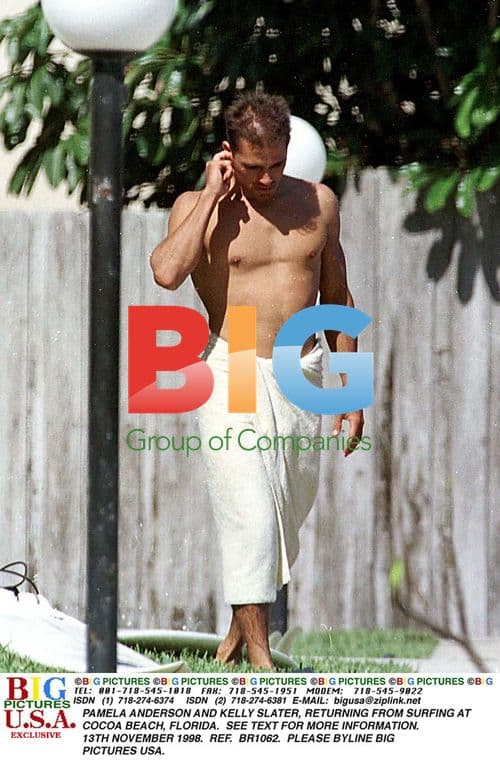 Pamela Anderson and Kelly Slater at Cocoa Beach