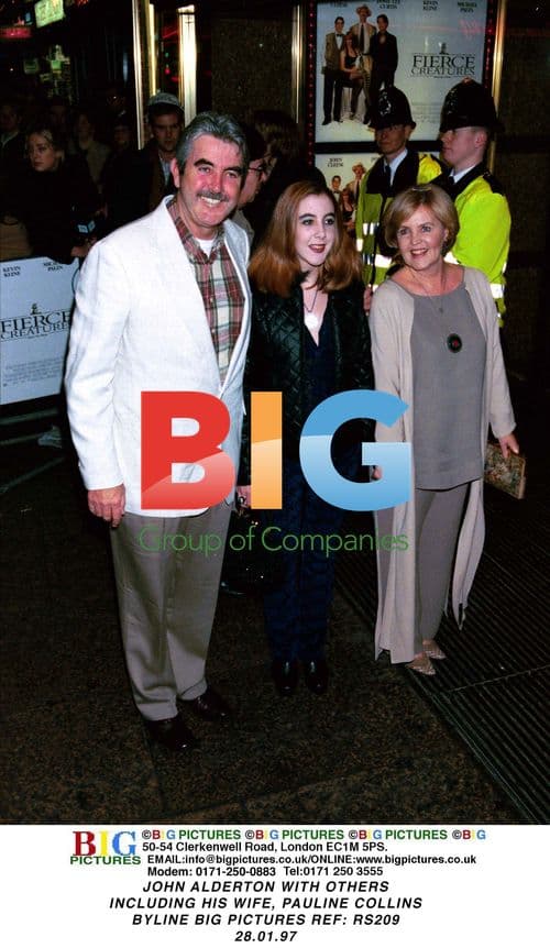 John Alderton and wife Pauline Collins