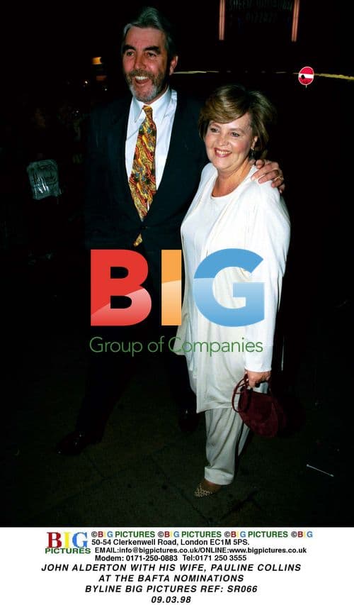 John Alderton and Pauline Collins at BAFTA Nominations