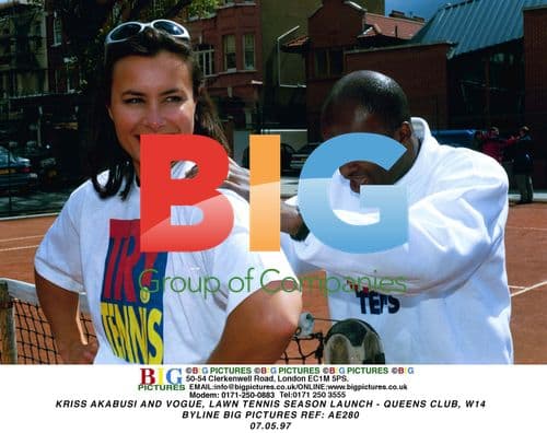 Kriss Akabusi at Tennis Season Launch