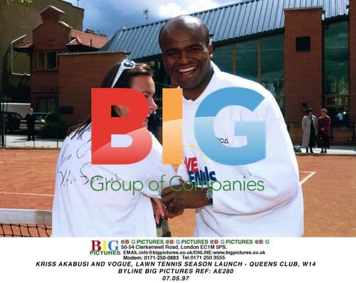 KRISS AKABUSI AND VOGUE, LAWN TENNIS SEASON LAUNCH