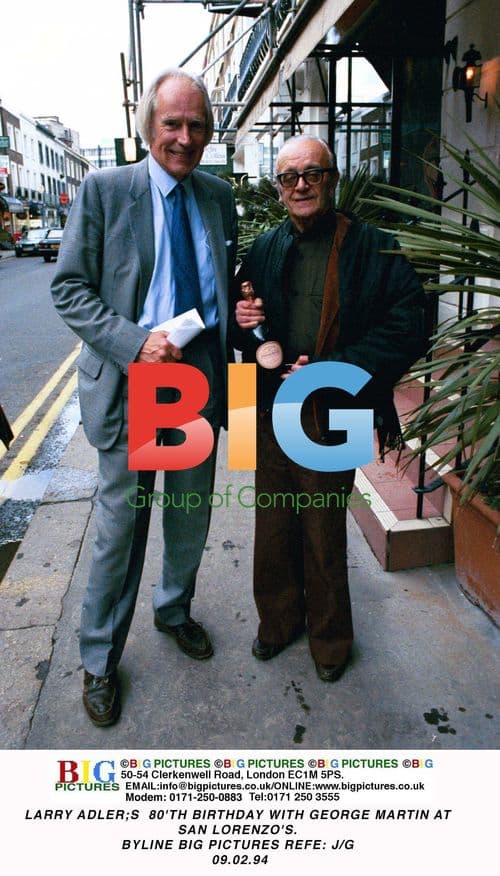 Larry Adler's 80th Birthday with George Martin