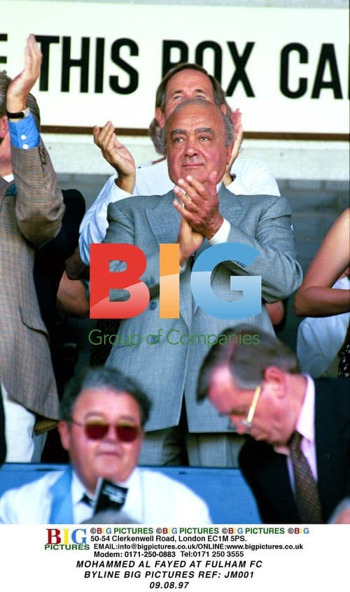 Mohammed Al Fayed at Fulham FC