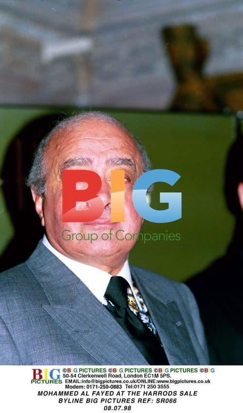 Mohammed Al Fayed at Harrods Sale